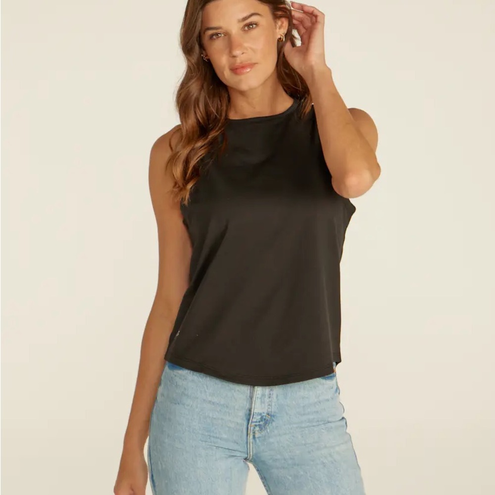 Bylt Basics Black Sleeveless Essential DC tank